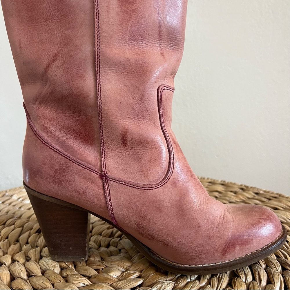 Vintage Destroy Heeled Boots - Picture 11 of 16